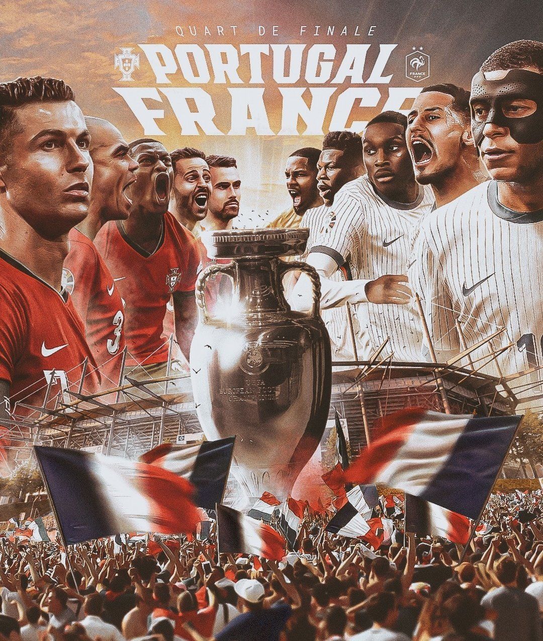 包含传奇球星云集，欧洲杯比赛场面宏大壮观的词条